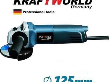 Немски Ъглошлайф KraftWorld с регулация обороти 1400W + Приставка кастрачка